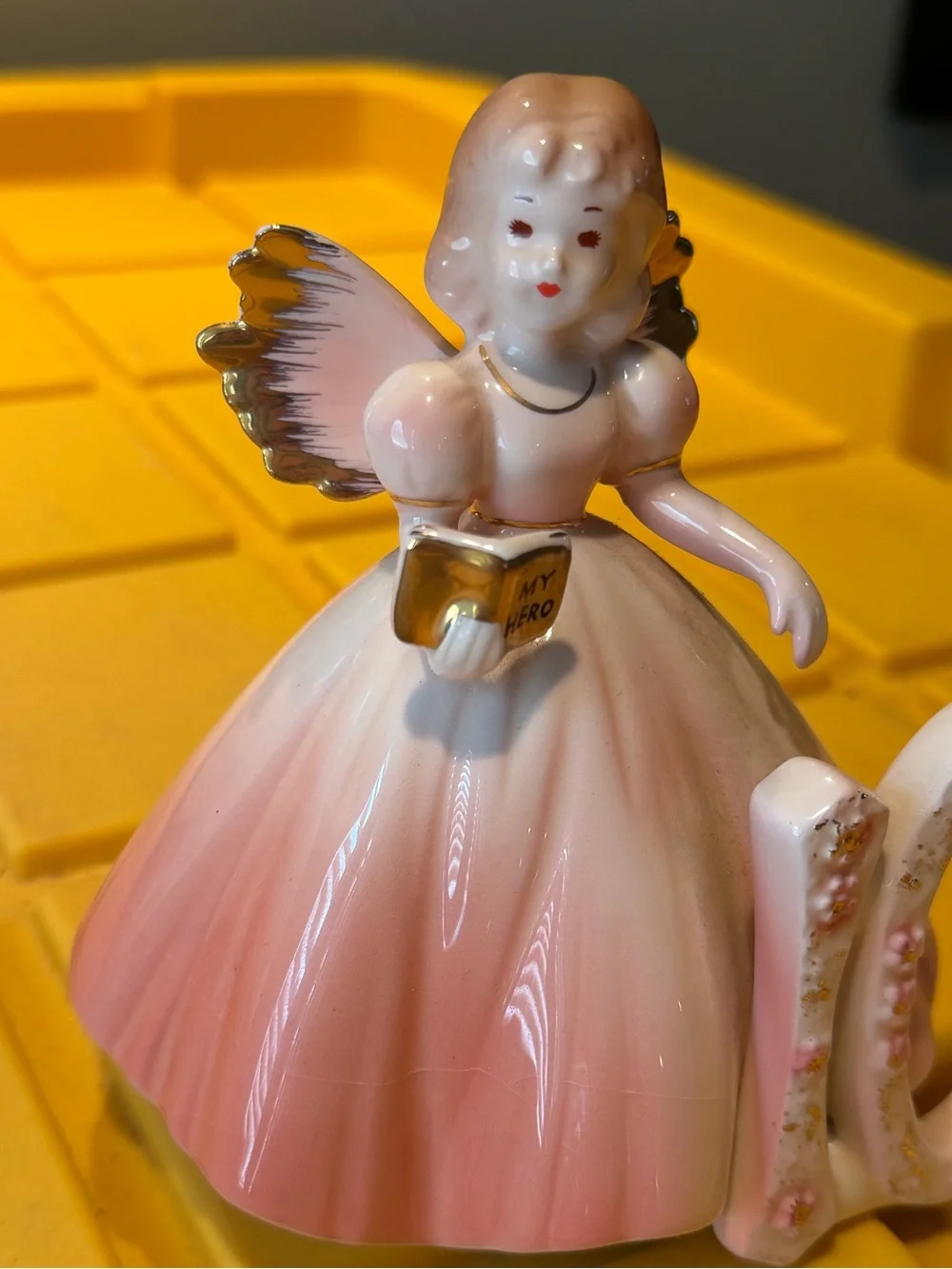 vintage 10-year-old birthday figurine by Josef Originals Birthday Cake Topper